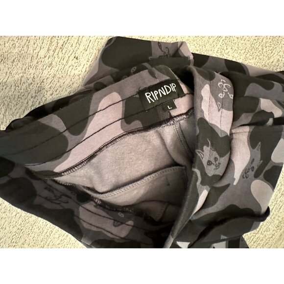 COPY - ripndip black out camo black grey Camoflauge Joggers sweatpants - Picture 3 of 4